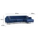 Corner Sofa-Bed Image Corner Right ( L3-Chl ) - Navy Blue Navy Blue