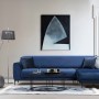 Corner Sofa-Bed Image Corner Right ( L3-Chl ) - Navy Blue Navy Blue