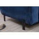 Corner Sofa-Bed Image Corner Right ( L3-Chl ) - Navy Blue Navy Blue