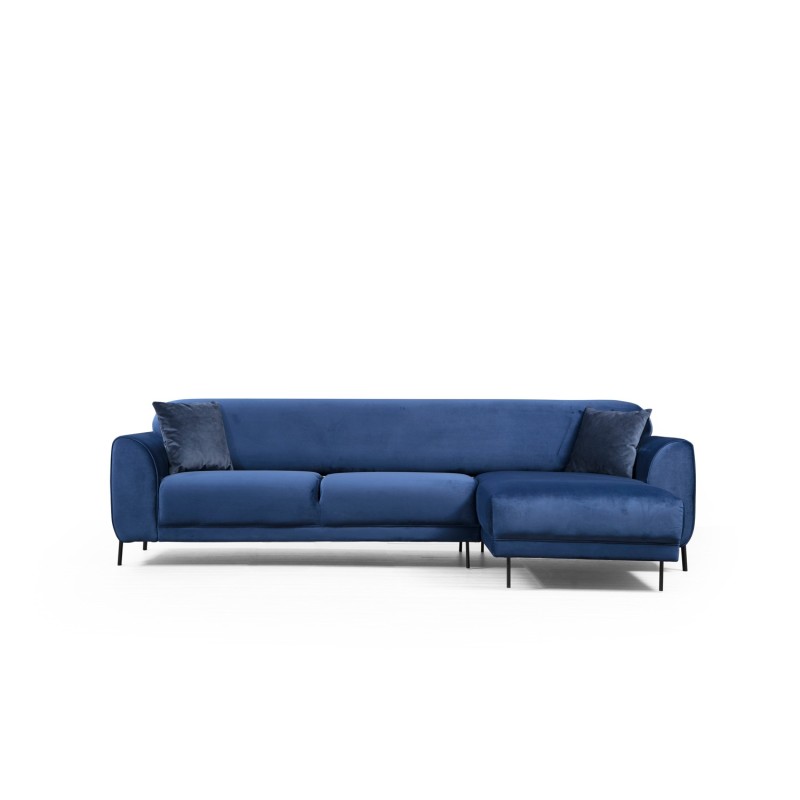 Corner Sofa-Bed Image Corner Right ( L3-Chl ) - Navy Blue Navy Blue