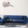 Corner Sofa-Bed Image Corner Left ( Chl-3R ) - Navy Blue Navy Blue