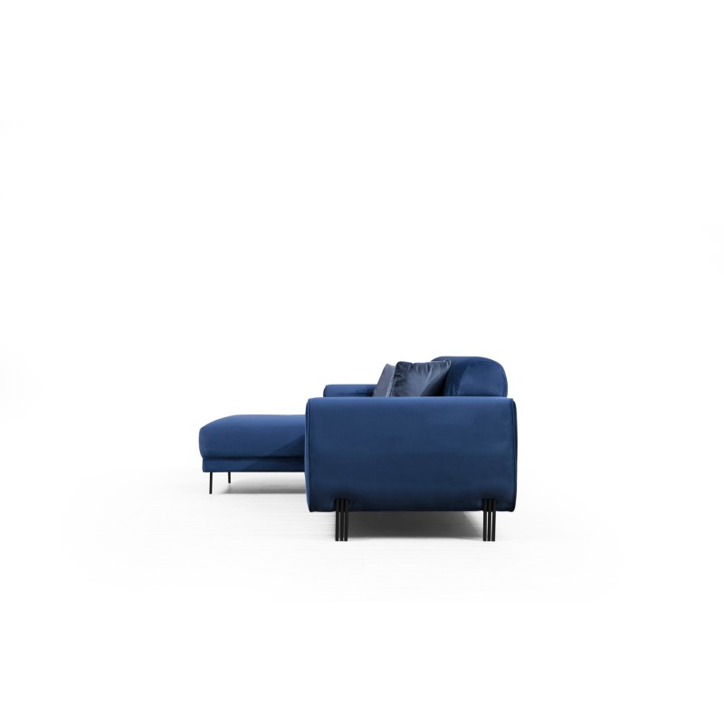 Corner Sofa-Bed Image Corner Left ( Chl-3R ) - Navy Blue Navy Blue