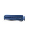 Corner Sofa-Bed Image Corner Left ( Chl-3R ) - Navy Blue Navy Blue