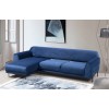 Corner Sofa-Bed Image Corner Left ( Chl-3R ) - Navy Blue Navy Blue