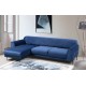 Corner Sofa-Bed Image Corner Left ( Chl-3R ) - Navy Blue Navy Blue