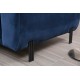 Corner Sofa-Bed Image Corner Left ( Chl-3R ) - Navy Blue Navy Blue