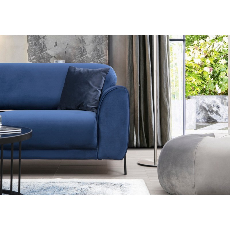 Corner Sofa-Bed Image Corner Left ( Chl-3R ) - Navy Blue Navy Blue
