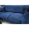 Corner Sofa-Bed Image Corner Left ( Chl-3R ) - Navy Blue Navy Blue
