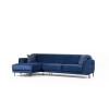 Corner Sofa-Bed Image Corner Left ( Chl-3R ) - Navy Blue Navy Blue