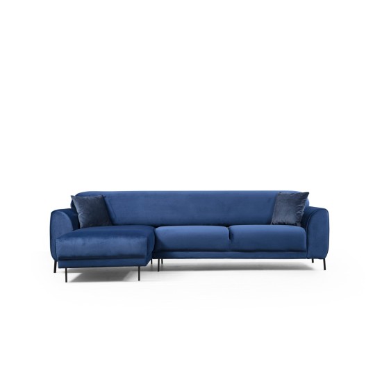 Corner Sofa-Bed Image Corner Left ( Chl-3R ) - Navy Blue Navy Blue