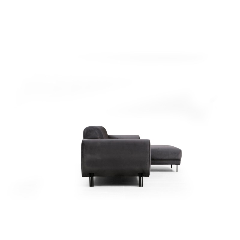 Corner Sofa-Bed Image Corner Right ( L3-Chl ) - Anthracite Anthracite