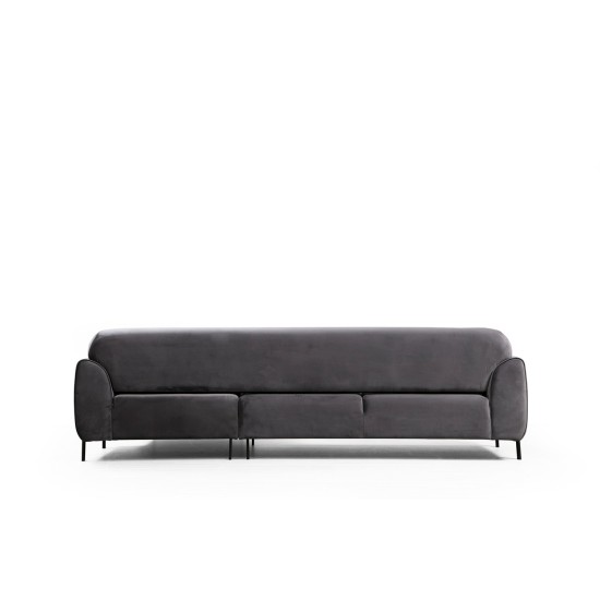 Corner Sofa-Bed Image Corner Right ( L3-Chl ) - Anthracite Anthracite Corner Sofa-Bed Image Corner Right ( L3-Chl ) - Anthracite Anthracite