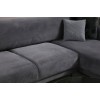 Corner Sofa-Bed Image Corner Right ( L3-Chl ) - Anthracite Anthracite