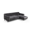 Corner Sofa-Bed Image Corner Right ( L3-Chl ) - Anthracite Anthracite