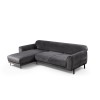 Corner Sofa-Bed Image Corner Left ( Chl-3R ) - Anthracite Anthracite