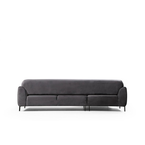 Corner Sofa-Bed Image Corner Left ( Chl-3R ) - Anthracite Anthracite Corner Sofa-Bed Image Corner Left ( Chl-3R ) - Anthracite Anthracite