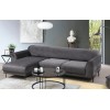 Corner Sofa-Bed Image Corner Left ( Chl-3R ) - Anthracite Anthracite