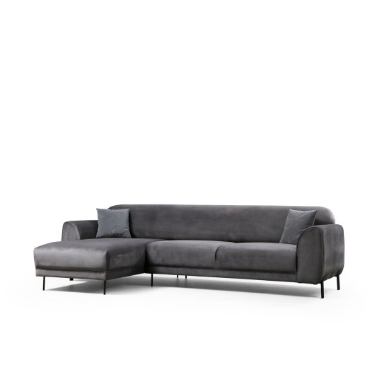 Corner Sofa-Bed Image Corner Left ( Chl-3R ) - Anthracite Anthracite Corner Sofa-Bed Image Corner Left ( Chl-3R ) - Anthracite Anthracite