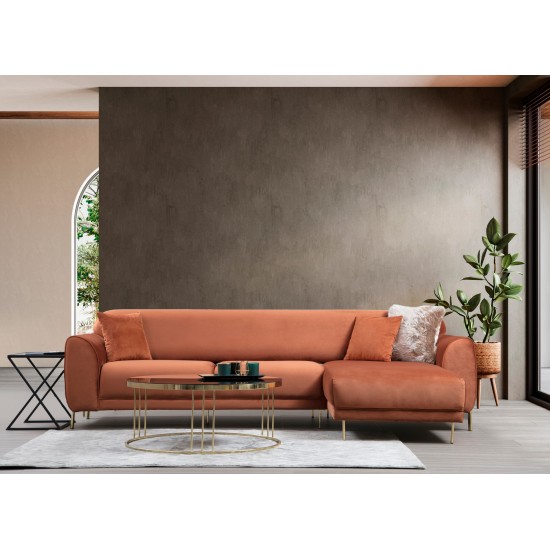 Corner Sofa-Bed Image Corner Right ( L3-Chl ) - Cinnamon Cinnamon Corner Sofa-Bed Image Corner Right ( L3-Chl ) - Cinnamon Cinnamon