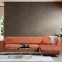 Corner Sofa-Bed Image Corner Right ( L3-Chl ) - Cinnamon Cinnamon