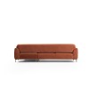 Corner Sofa-Bed Image Corner Right ( L3-Chl ) - Cinnamon Cinnamon