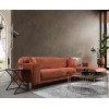 Corner Sofa-Bed Image Corner Right ( L3-Chl ) - Cinnamon Cinnamon