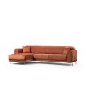 Corner Sofa-Bed Image Corner Left ( Chl-3R ) - Cinnamon Cinnamon