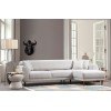 Corner Sofa-Bed Image Corner Right ( L3-Chl ) - Beige Beige