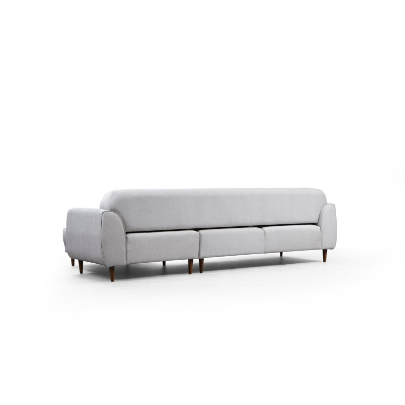 Corner Sofa-Bed Image Corner Right ( L3-Chl ) - Beige Beige