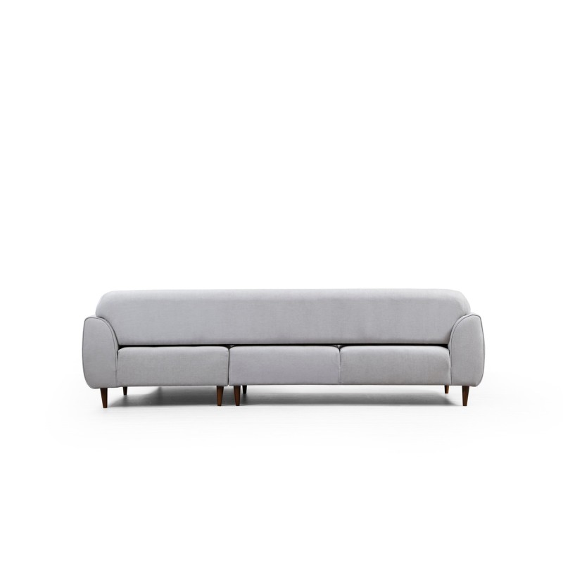 Corner Sofa-Bed Image Corner Right ( L3-Chl ) - Beige Beige