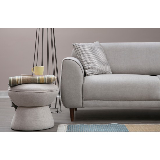 Corner Sofa-Bed Image Corner Right ( L3-Chl ) - Beige Beige Corner Sofa-Bed Image Corner Right ( L3-Chl ) - Beige Beige