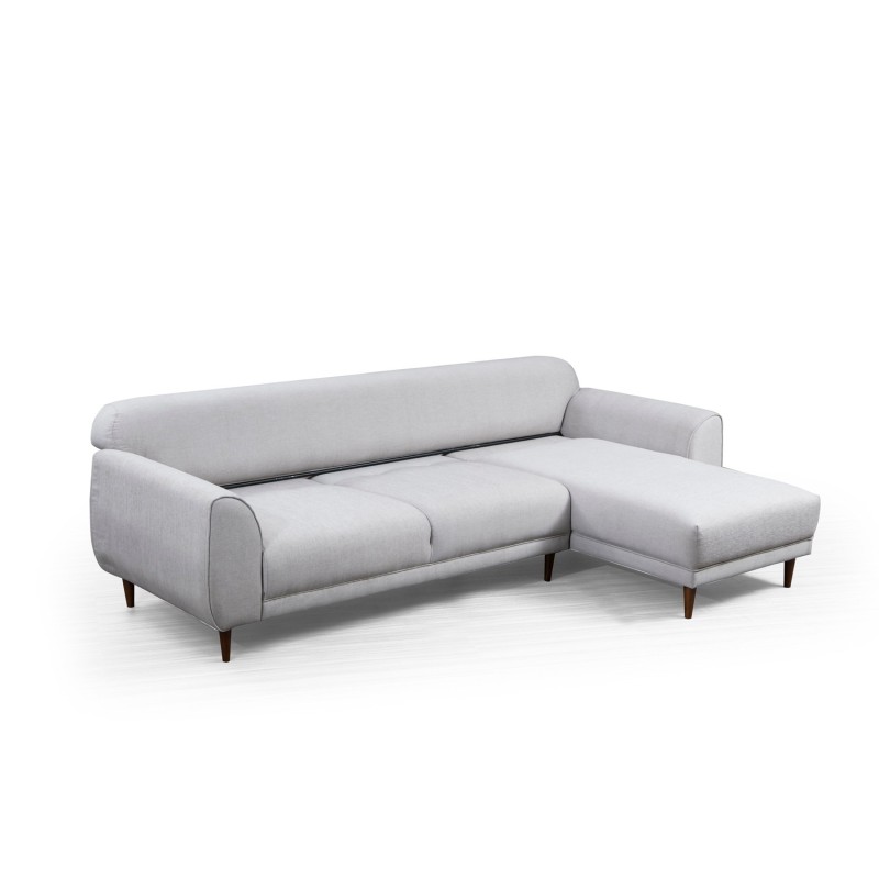 Corner Sofa-Bed Image Corner Right ( L3-Chl ) - Beige Beige