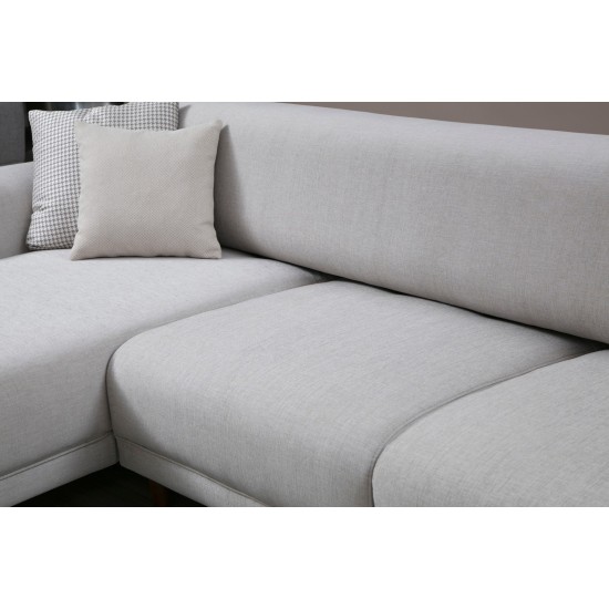 Corner Sofa-Bed Image Corner Left ( Chl-3R ) - Beige Beige Corner Sofa-Bed Image Corner Left ( Chl-3R ) - Beige Beige