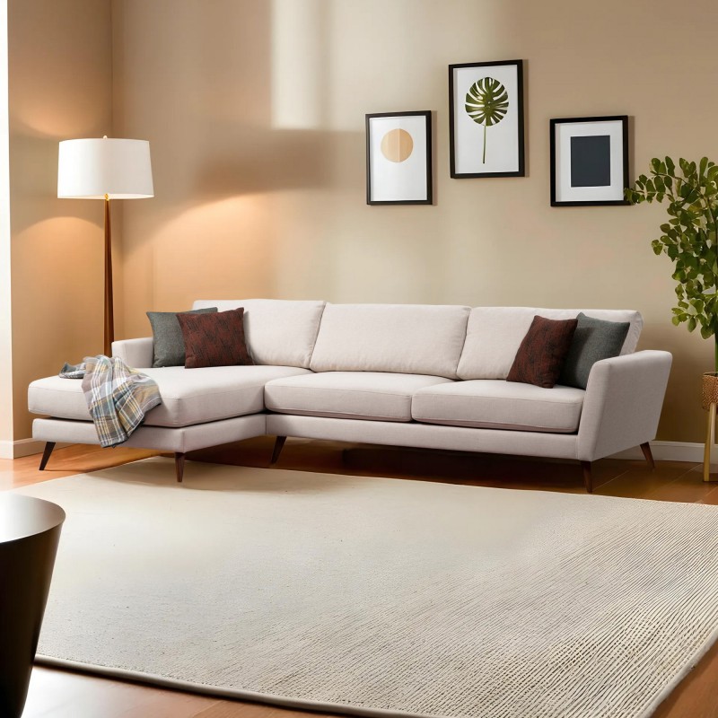 Corner Sofa-Bed Mayorka Corner Large Left (Chl - 3R ) - Beige Beige