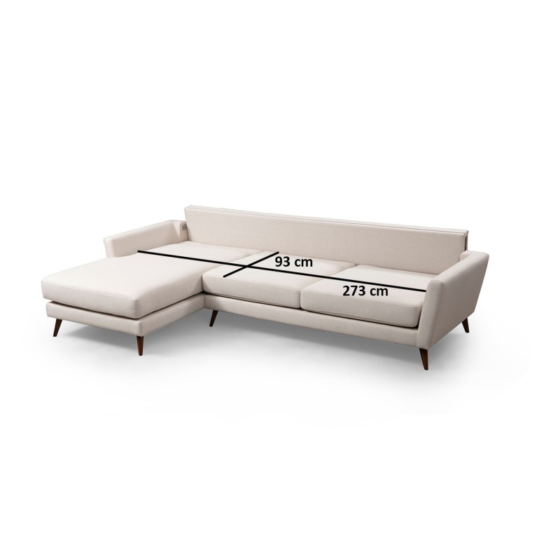 Corner Sofa-Bed Mayorka Corner Large Left (Chl - 3R ) - Beige Beige