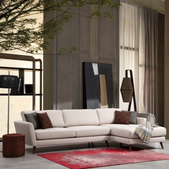 Corner Sofa-Bed Mayorka Corner Large Right ( L3 - Chl ) - Beige Beige
Brown