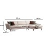 Atelier del Sofa Corner Sofa-Bed Mayorka Corner Large Right ( L3 - Chl ) - Beige Beige
Brown