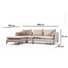 Corner Sofa Felix Corner Beige