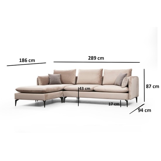Corner Sofa Felix Corner Beige Corner Sofa Felix Corner Beige