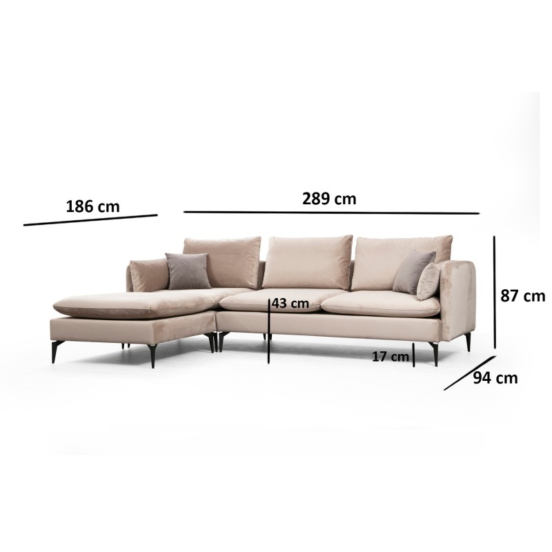 Corner Sofa Felix Corner Beige