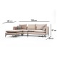 Corner Sofa Felix Corner Beige Corner Sofa Felix Corner Beige