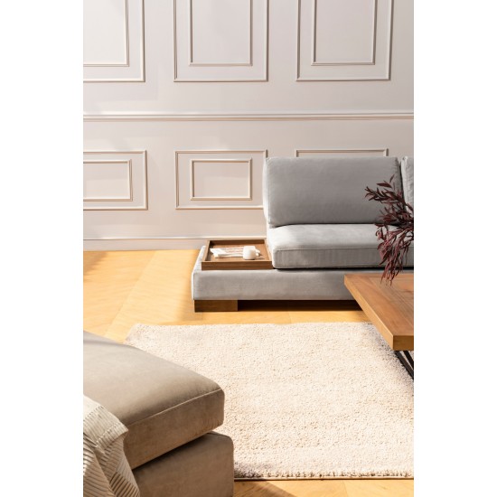 Corner Sofa Tulip Corner Right With Pouf - Light Grey Light Grey Corner Sofa Tulip Corner Right With Pouf - Light Grey Light Grey