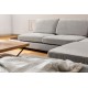 Corner Sofa Tulip Corner Right Without Pouf - Light Grey Light Grey Corner Sofa Tulip Corner Right Without Pouf - Light Grey Light Grey