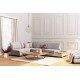 Corner Sofa Tulip Corner Left With Pouf - Light Grey Light Grey Corner Sofa Tulip Corner Left With Pouf - Light Grey Light Grey