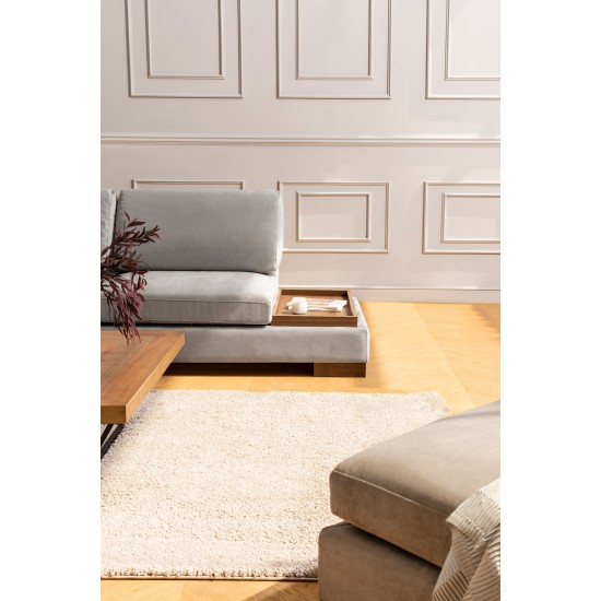 Corner Sofa Tulip Corner Left With Pouf - Light Grey Light Grey Corner Sofa Tulip Corner Left With Pouf - Light Grey Light Grey