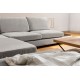Corner Sofa Tulip Corner Left With Pouf - Light Grey Light Grey Corner Sofa Tulip Corner Left With Pouf - Light Grey Light Grey