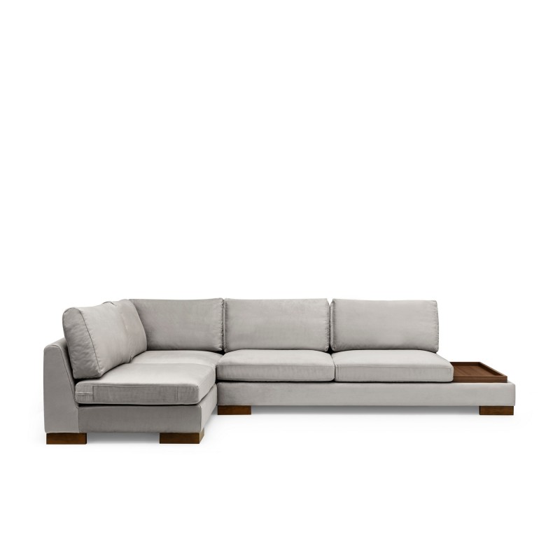 Corner Sofa Tulip Corner Left Without Pouf - Light Grey Light Grey