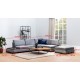 Corner Sofa Tulip Corner Right With Pouf - Dark Grey Dark Grey Corner Sofa Tulip Corner Right With Pouf - Dark Grey Dark Grey