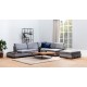 Corner Sofa Tulip Corner Right With Pouf - Dark Grey Dark Grey Corner Sofa Tulip Corner Right With Pouf - Dark Grey Dark Grey
