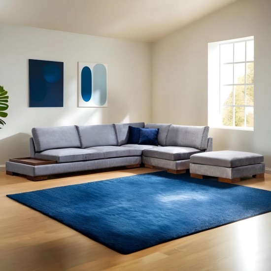 Corner Sofa Tulip Corner Right With Pouf - Dark Grey Dark Grey Corner Sofa Tulip Corner Right With Pouf - Dark Grey Dark Grey